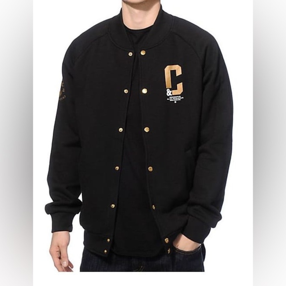 Crooks and Castle Black Cardigan CRKS
85 Letterman Sweatshirt